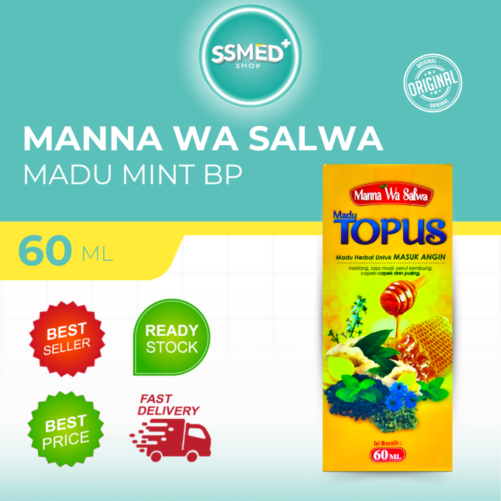 

MANNA WA SALWA MADU TOPUS - 60 ML - MADU HERBAL UNTUK MASUK ANGIN