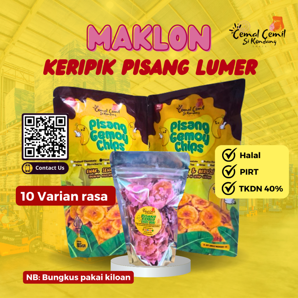 

KERIPIK PISANG 1KG | KERIPIK PISANG COKLAT LUMER 1 KG