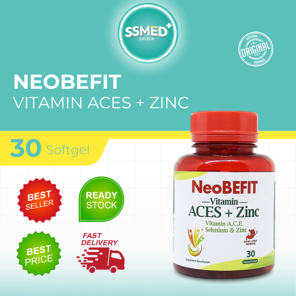 NeoBEFIT Vitamin A C E Selenium + ZINC - ISI 30 || MULTIVITAMIN KESEHATAN