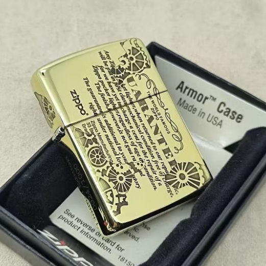 Zippo Armor Guarantee Orange Seal Limited Edition Original