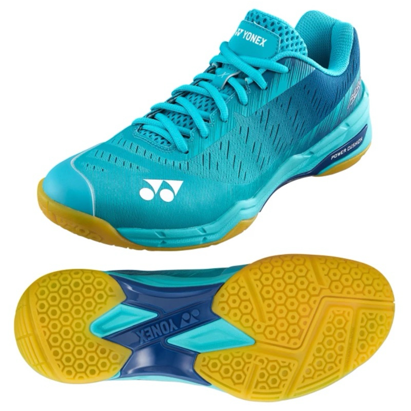 Sepatu Badminton Yonex Aerus X Blue Mint Original