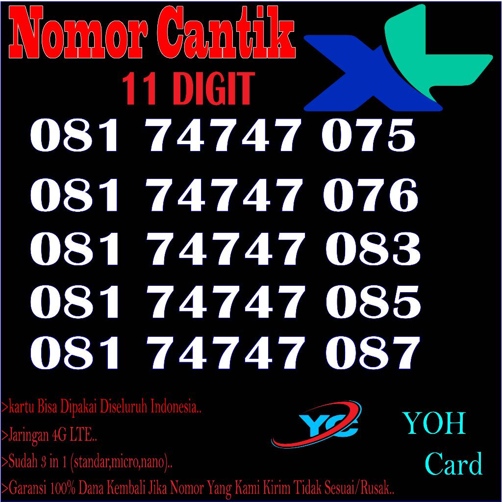 Nomor cantik xl 11 digit perdana xl 11 digit no cantik xl perdana cantik xl nomor cantik xl
