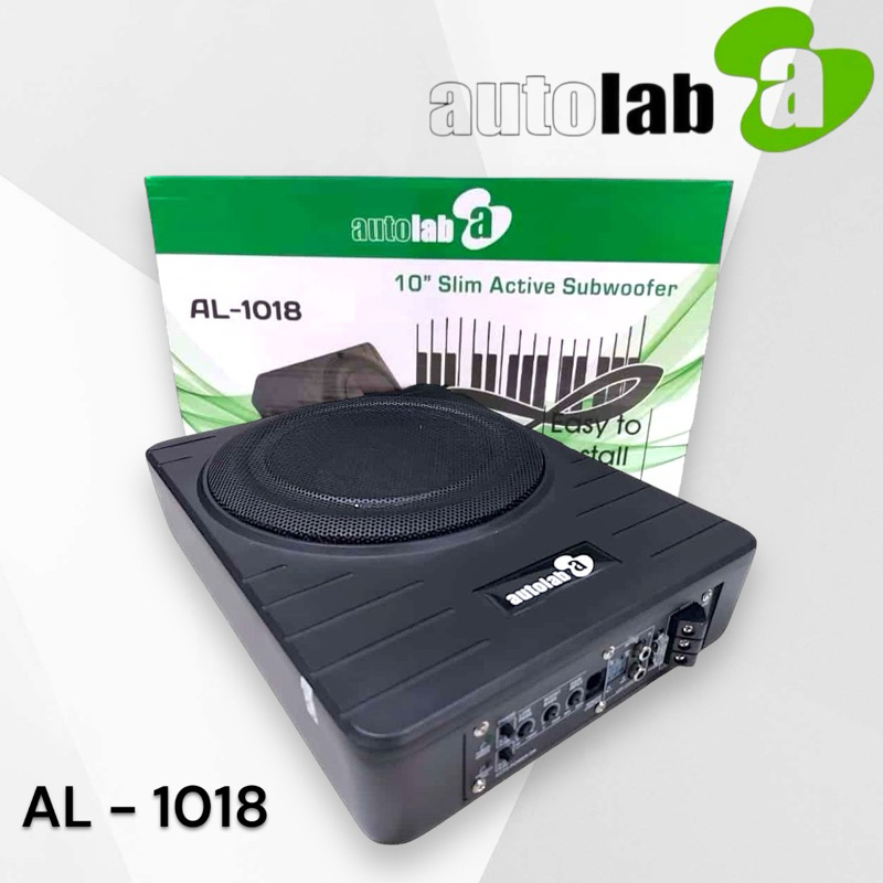 Subwoofer kolong AUTOLAB AL-1018 Subwoofer Aktif Kolong underseat slim Mobil Speaker Mobil