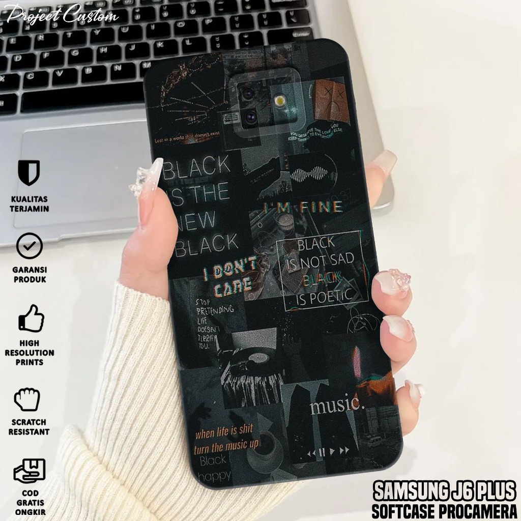 Softcase SAMSUNG J6 PLUS - Case Hp SAMSUNG J6 PLUS ( AESTH ) Silikon Hp SAMSUNG J6+ - Casing Hp SAMS