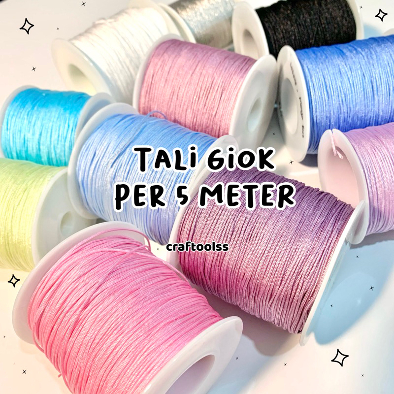 TALI GIOK 0.8MM PER 5 METER
