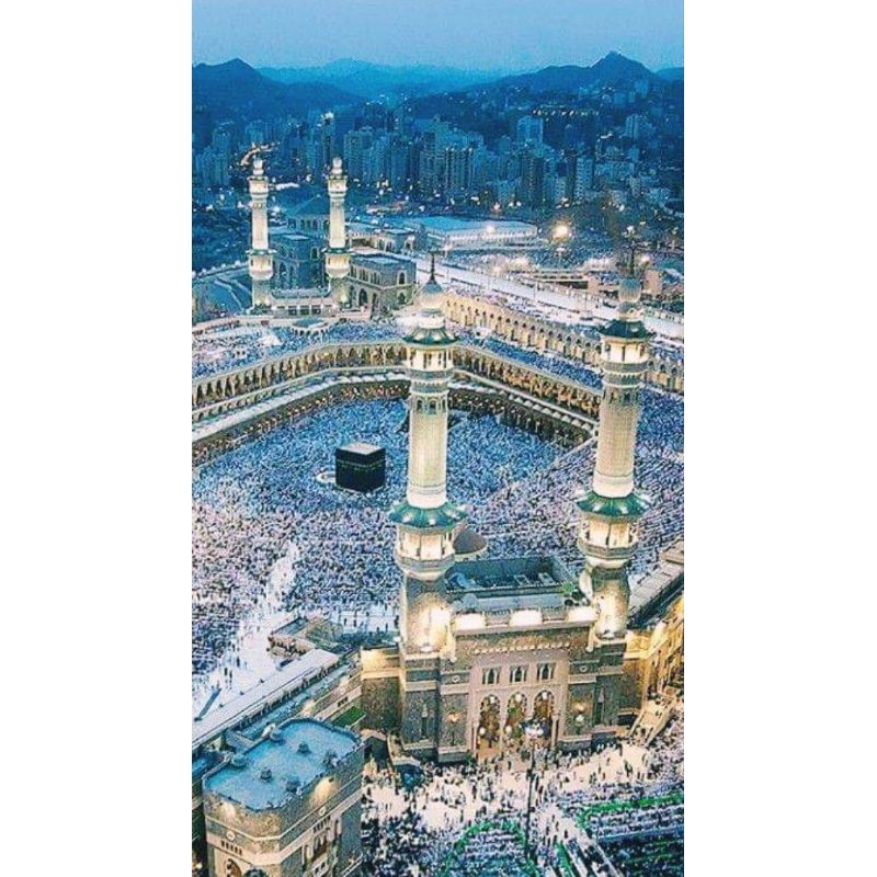 hiasan dingding poster jumbo kabah58
