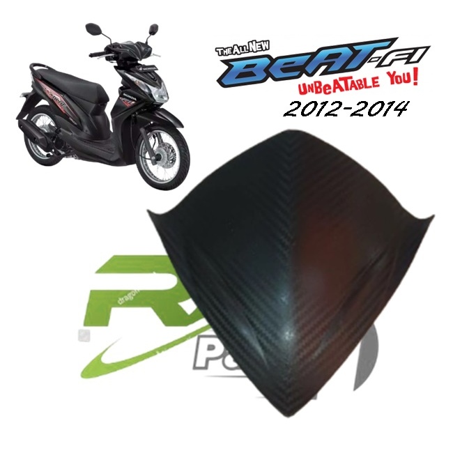 Visor beat injeksi 2012-2014 - windhsield beat lama injeksi