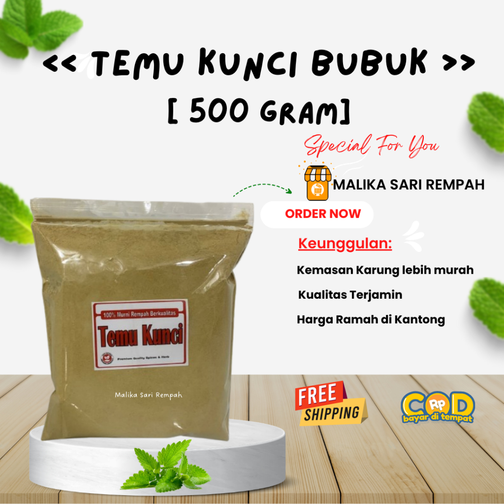

Temu Kunci Bubuk [ 500 gram] Murni