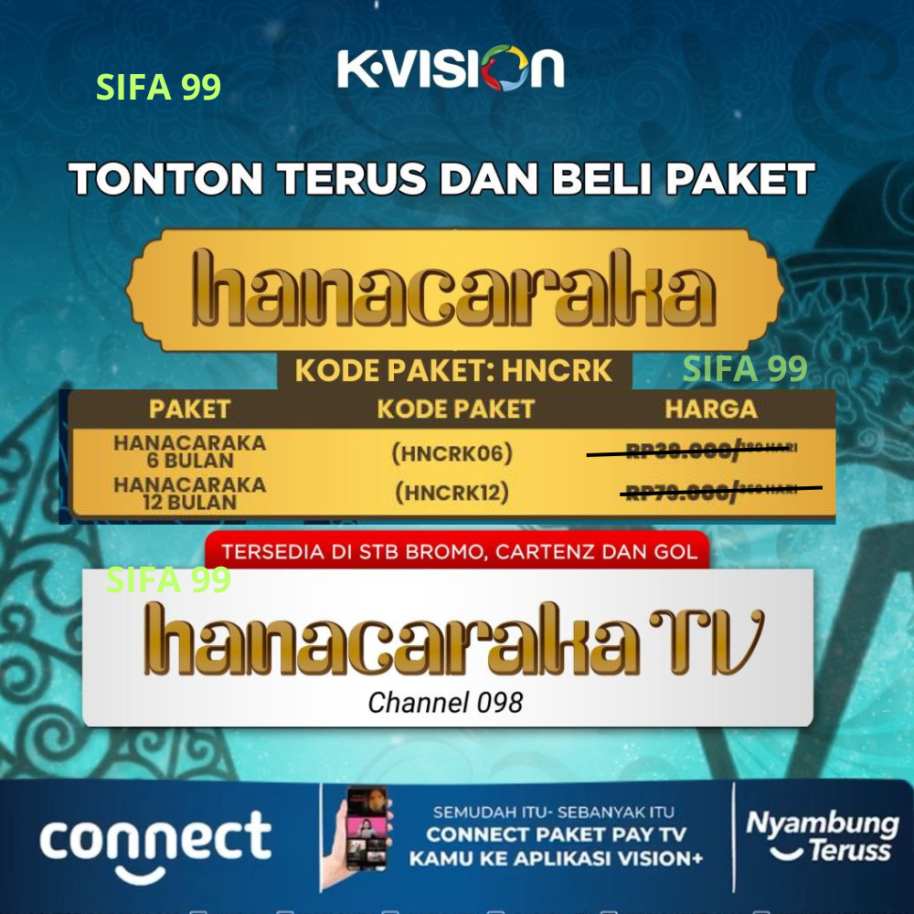 sifa 99 paket k vision hanacaraka chanel nya Kisah-kisah dari tanah Jawa