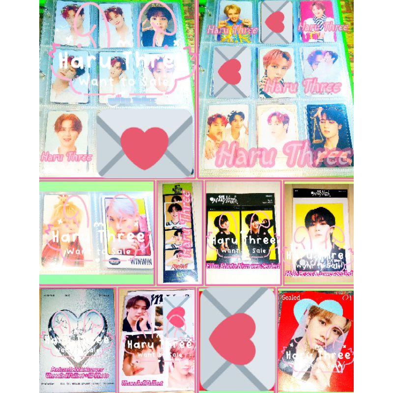 WayV Kun Winwin Yangyang Album Diary On My Youth 4 Cut Nct Nation Trading Card On Film Photo Hologra