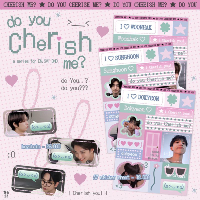 do you Cherish me? keychain by s6st