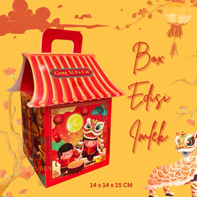 

Box hampers imlek untuk 2 toples 500gr