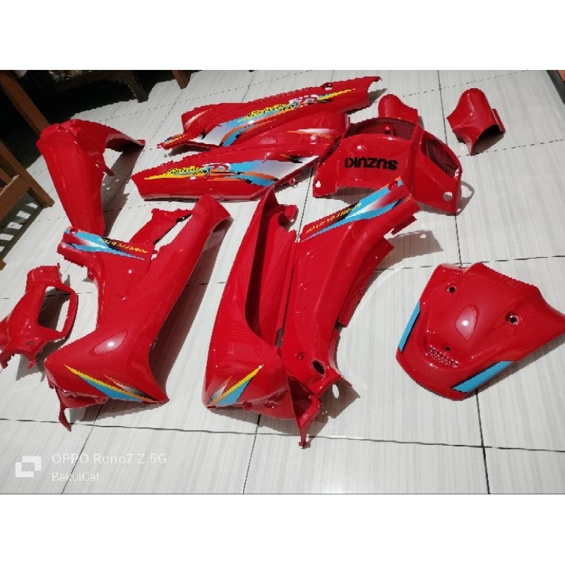 Cover set satria lumba merah 1999 Original SGP