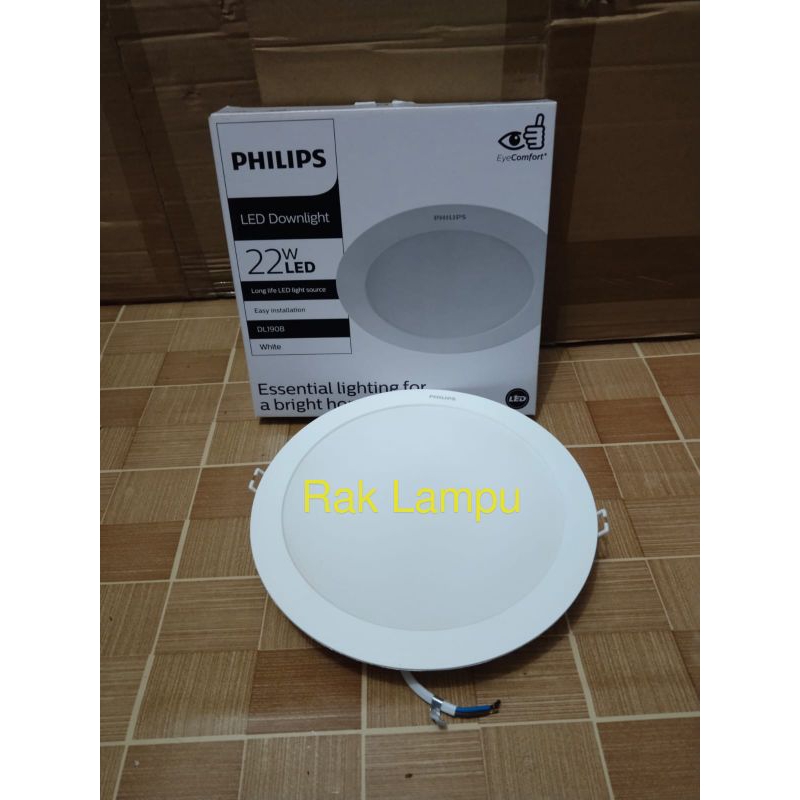 Philips Lampu LED Dwonlight Eridani 22Watt inbow Cahaya Putih