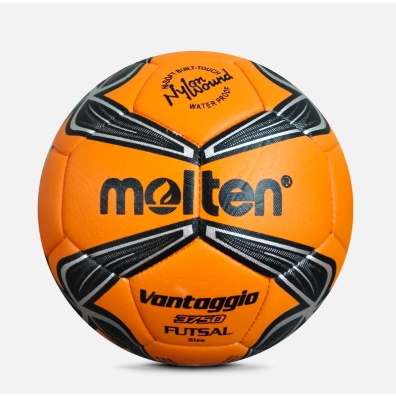 BOLA KAKI FUTSAL MOLTEN VANTAGIO3750 OREN/STABILO