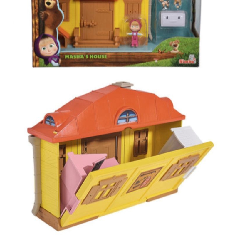 Jual Diorama Marsha And The Bear rare Second, Rumah Boneka Anka-anak Model Mainan Rumahan marsha and