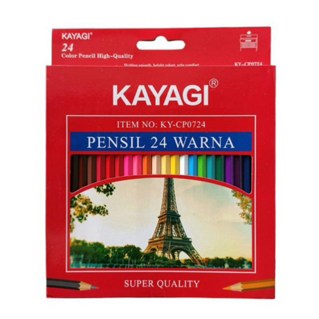 

Pensil Warna Kayagi Besar 24W 36W CP0724 CP0736