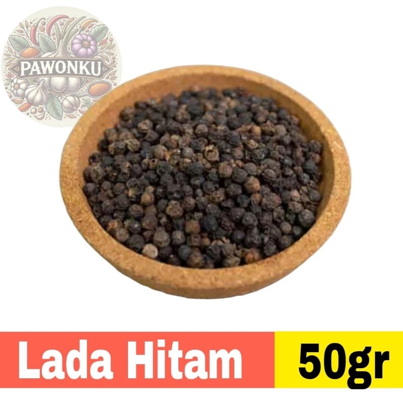 

Merica Lada Hitam / Blackpepper Ekonomis 50gr