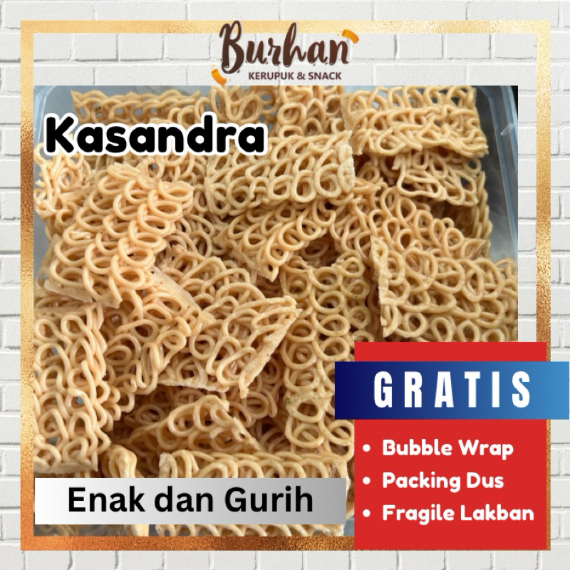 

Kerupuk Mentah Kasandra 250gr | Burhan Kerupuk Grosir Jember | Gurih, Renyah dan Mudah Digoreng