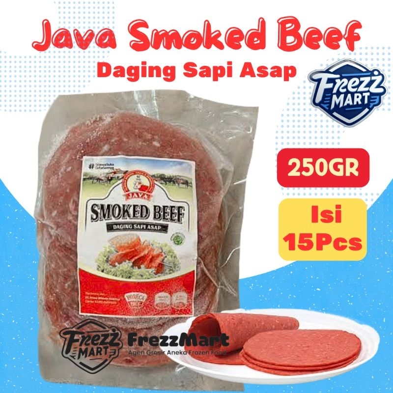 

Smoke Beef Java 250gr Daging Sapi Asap Irisan Slice Beku FrozenFood