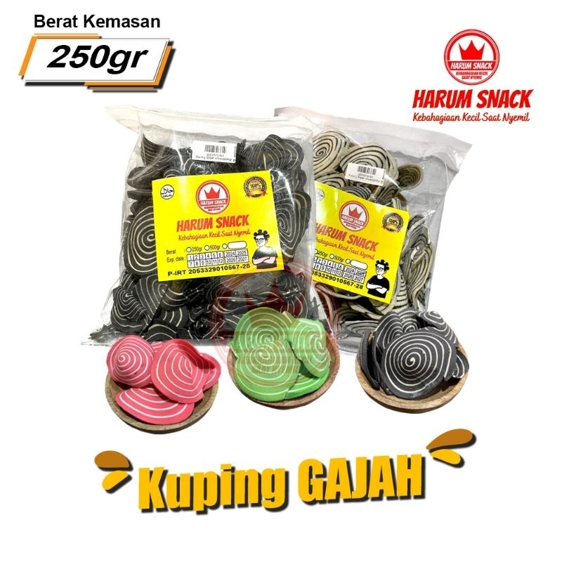 

KUE KUPING GAJAH 250 GRAM [Harum Snack Official] SNACK KILOAN MAKANAN RINGAN