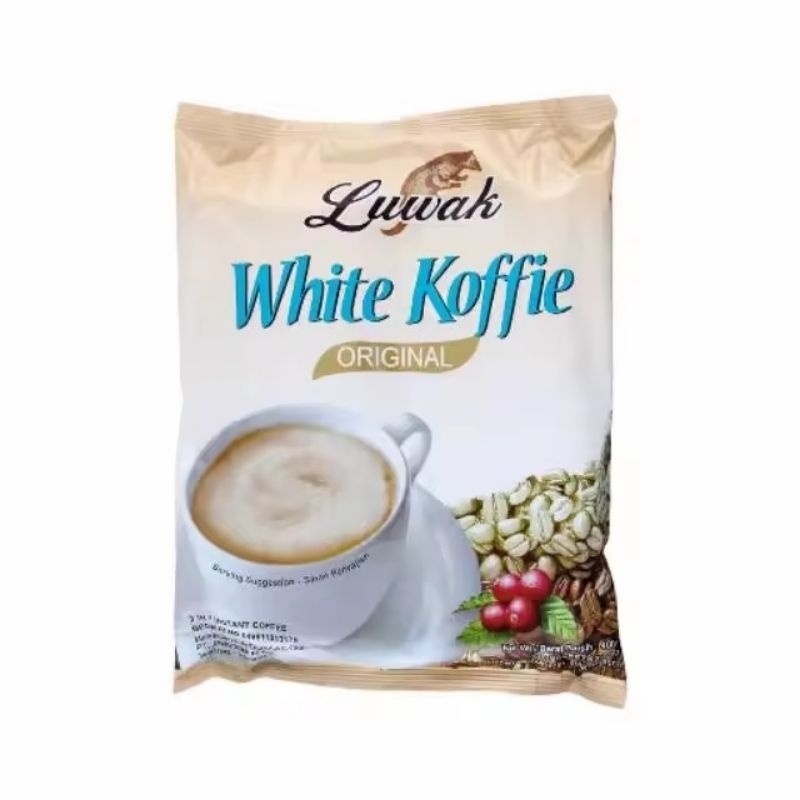 

kopi luwak white coffe original dapat 1 Dus isi 20 renceng