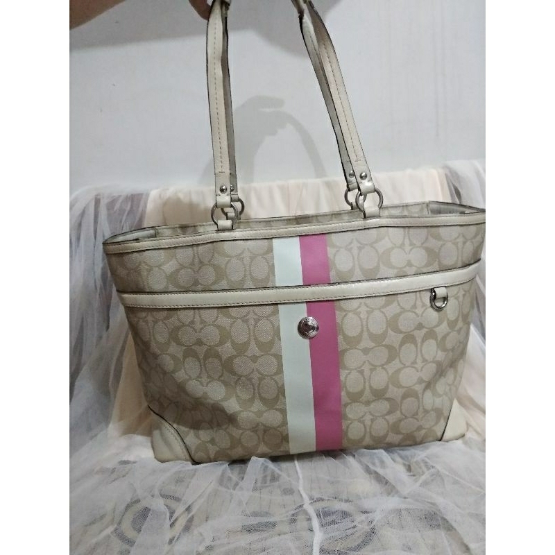 Coach coc tote bag signature (ready)