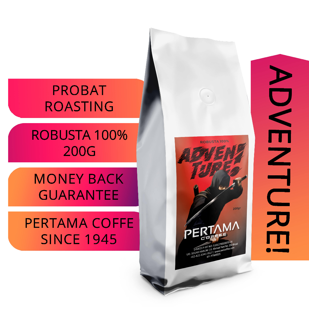 

Pertama Coffee | Kopi Adventure 200gr