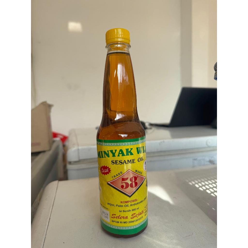 

58 Minyak Wijen 600ml 58 Minyak Wijen 600ml