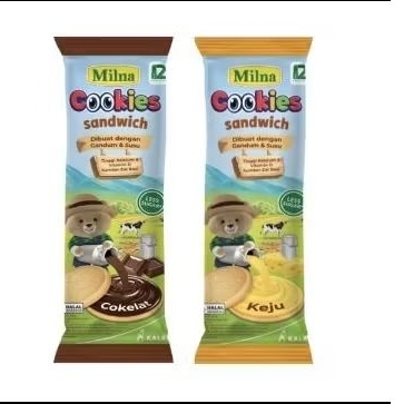Milna Kinder Biscuit Biskuit Cheese Keju Chocolate Coklat Cokelat 110gr Snack Cemilan Kue Anak Bayi