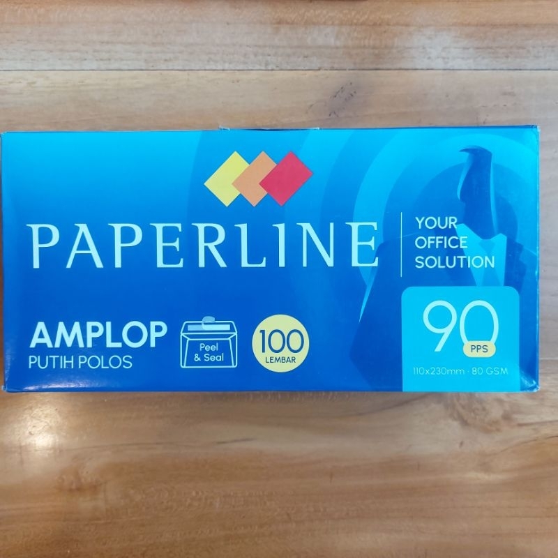 

AMPLOP PUTIH POLOS PAPERLINE 90PPS 110×230mm 80GSM