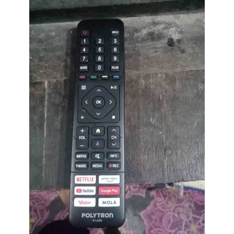 remote smart tv android polytron