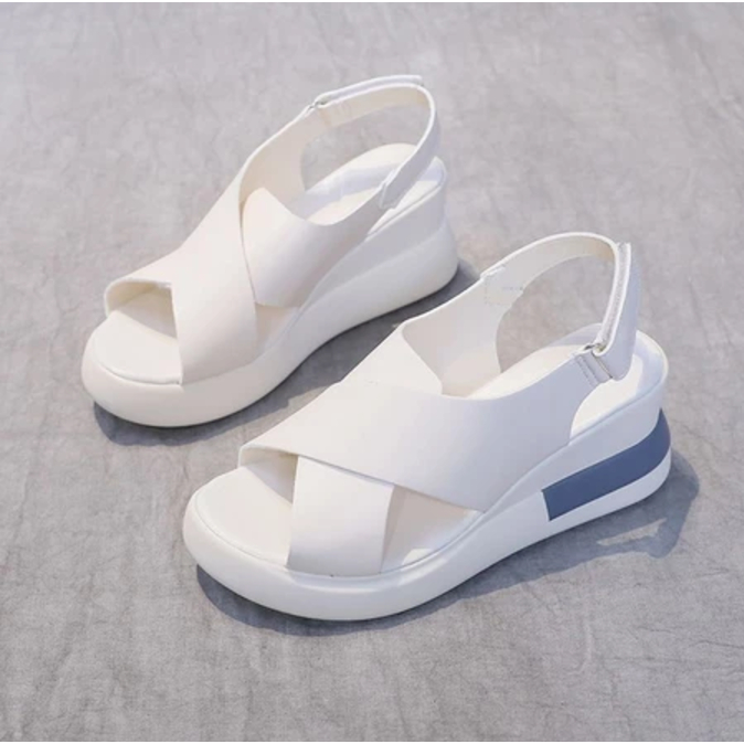 SANDAL SEPATU WEDGES KOREA