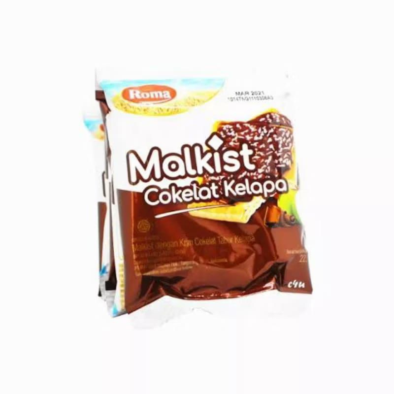 

Roma Malkist Cokelat Kelapa rencengan 10pcs