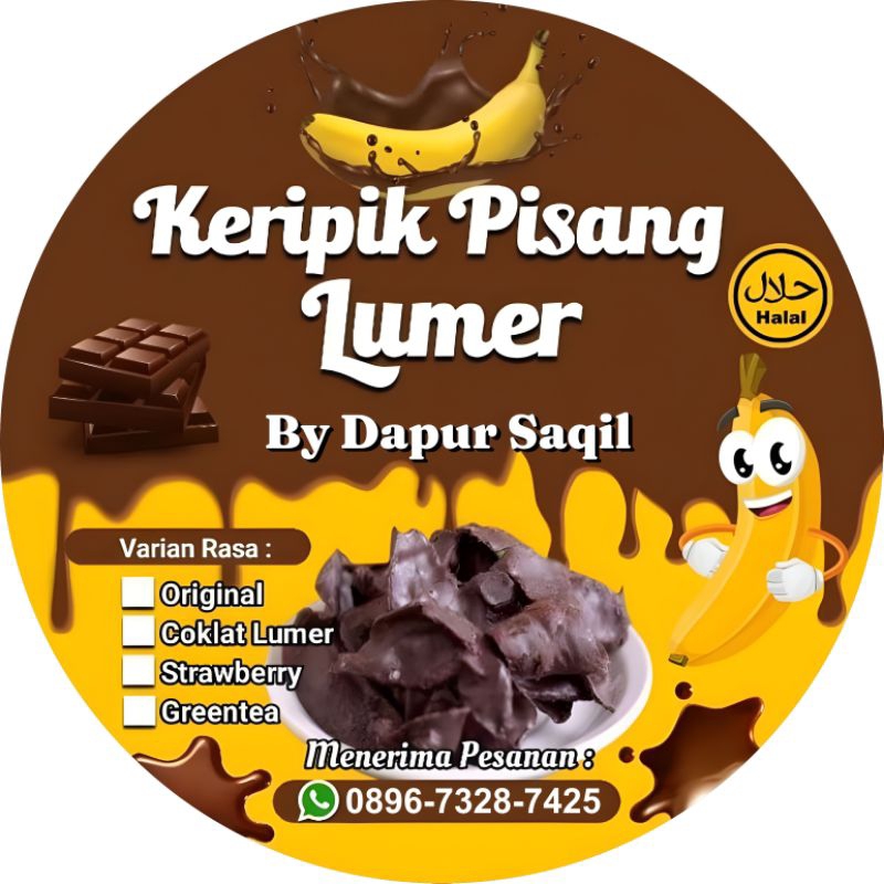 

KERIPIK PISANG LUMER 500GRM VARIAN RASA