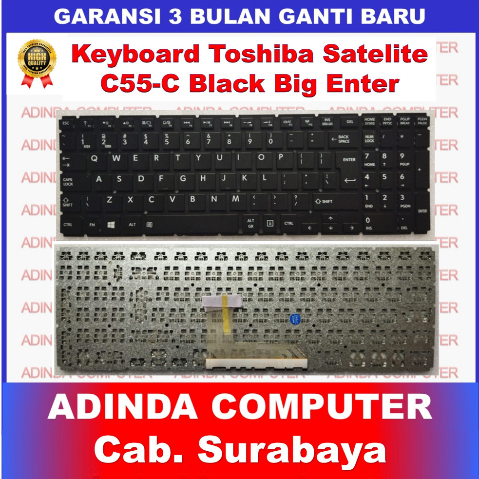 Keyboard Toshiba Satelite C55-C L55B L55-B L70C L70-C P50-C P50C S50-B C55-c5268 C55-c5270 L50B L50-