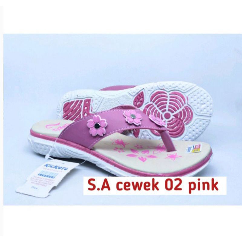 SENDAL JAPIT ANAK PEREMPUAN SRAMPAT SLIP ON SLOP SANDAL JAPIT REMAJA KEKINIAN JEPIT SELOP CEWEK SAND