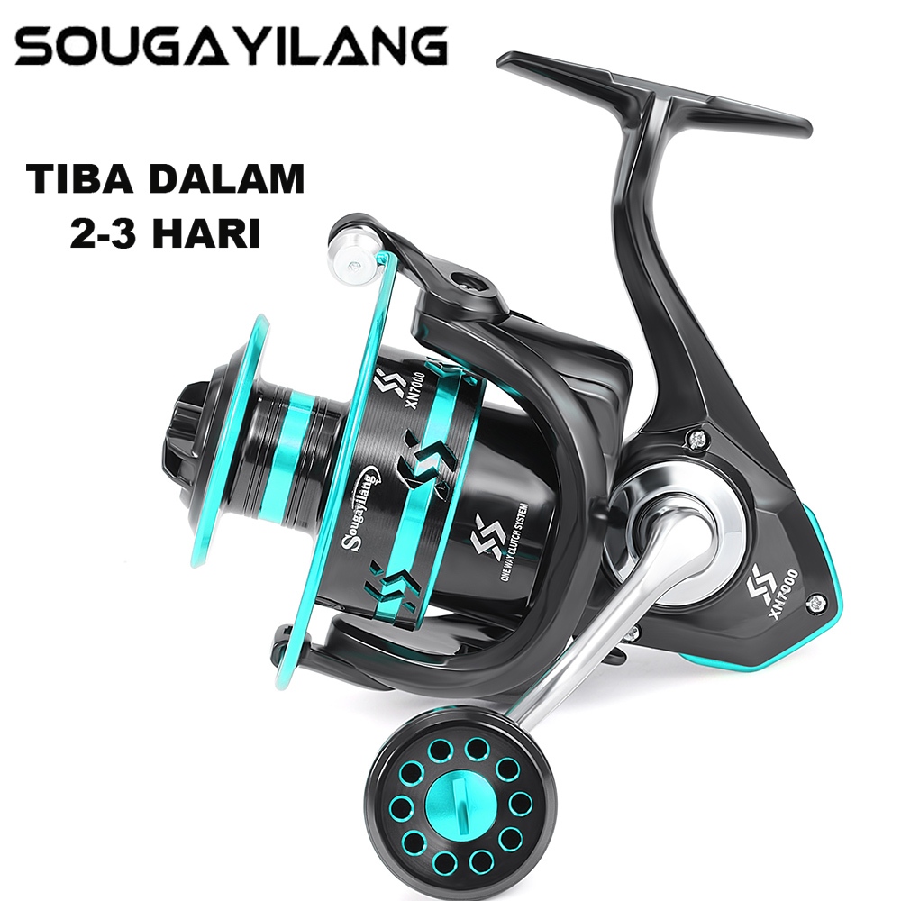 Sougayilang reel pancing 2000-7000 5.1:1Rasio kecepatan rotasi reel power handle reel power handle c
