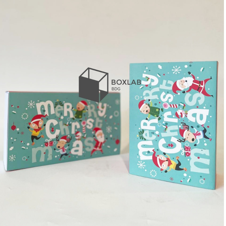 Box Slide Natal, Packaging Kado Natal Christmas