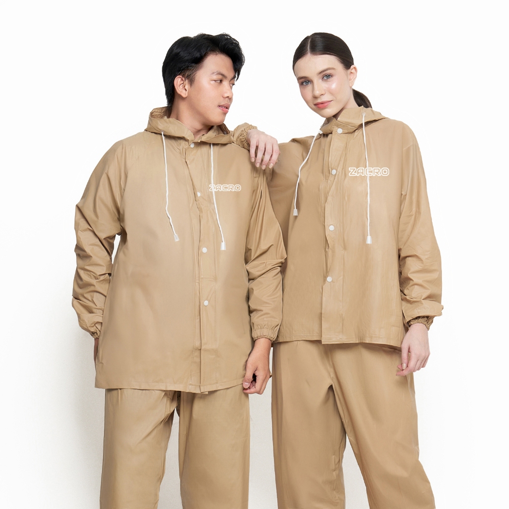 ZACRO Jas Hujan Wanita Dan Pria Kain PVC Elastis Tinggi/jas hujan pria/jas hujan sepeda motor