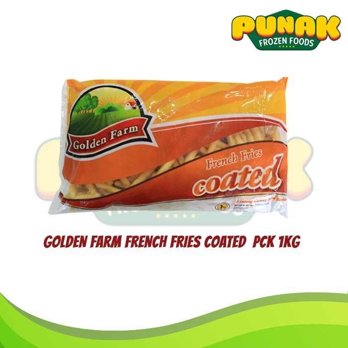 

GOLDEN FARM FRENCH FRIES KENTANG GORENG COATED 1KG