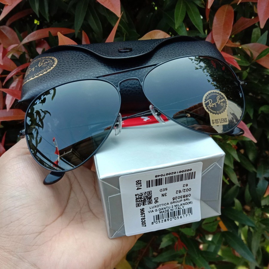 Kacamata Rayban Aviator Classic 3026 Original Black