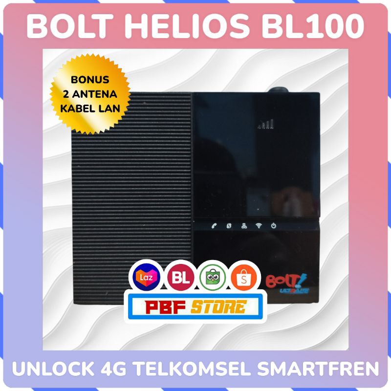 WiFi Home Router 4G Bolt BL100 Bolt Helios Unlock Bekas Normal