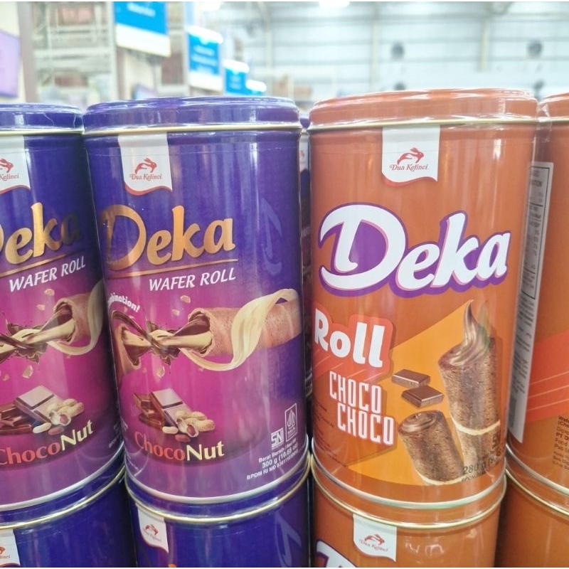 

DEKA Wafer roll kaleng 280gram