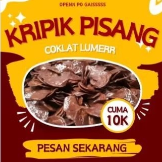 

Kripik Pisang Coklat Lumer 50gr