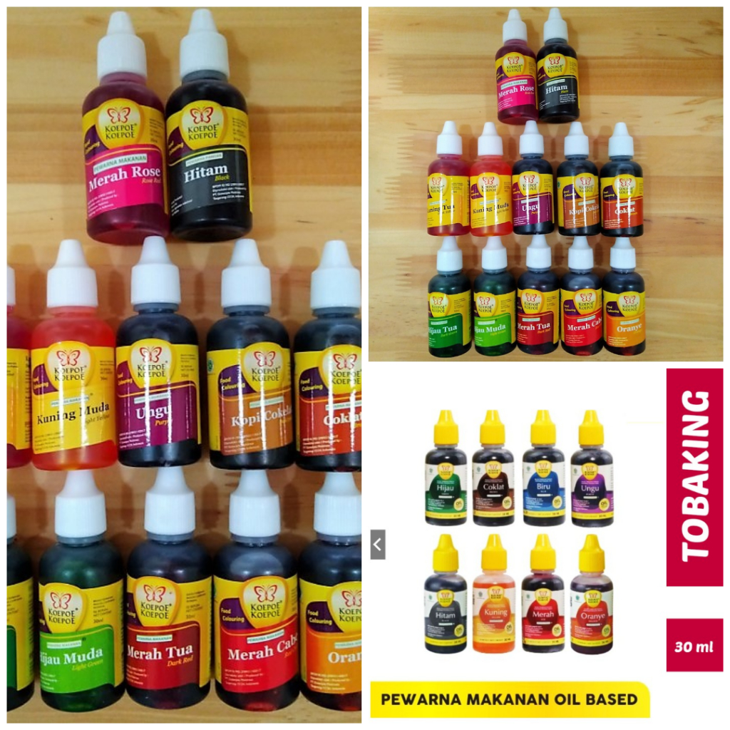 

Koepoe Koepoe Perisa Pewarna Makanan Varian Warna Rasa