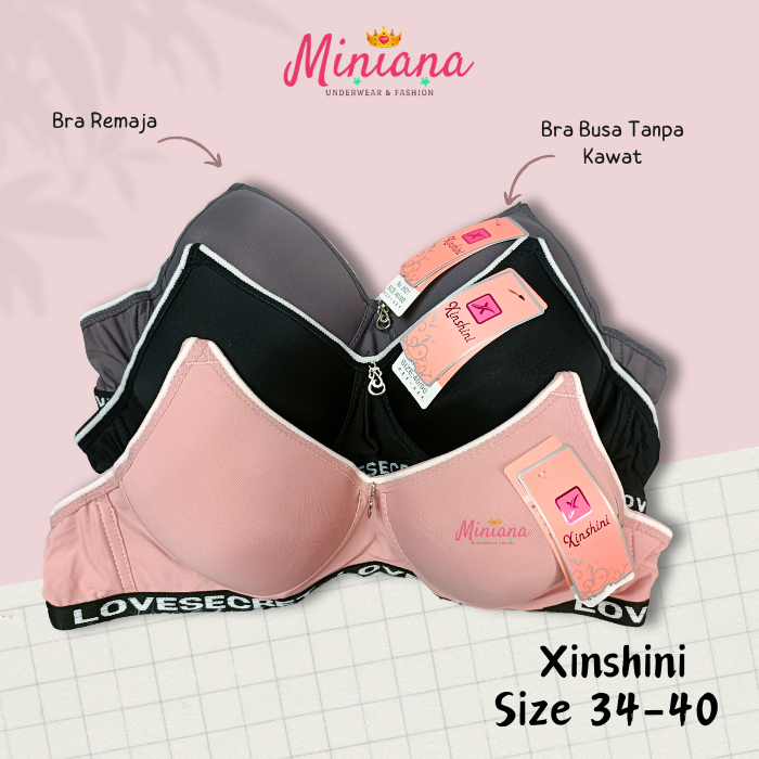 Bra Wanita Busa Tanpa Kawat | Bh Wanita Xinshini | Bra Busa Tipis Murah | Bra Sport Remaja | Bh Wani