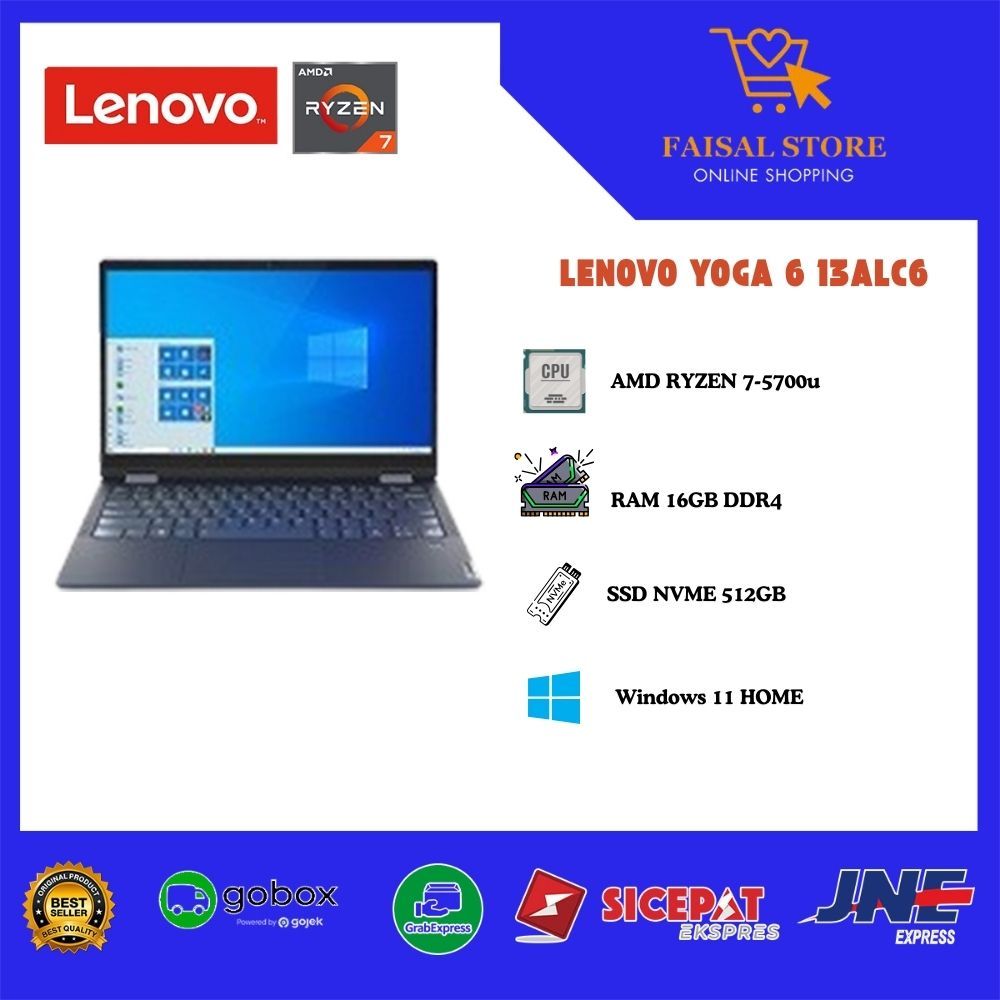 Laptop Lenovo Yoga 6 Ryzen 7 Touchscreen