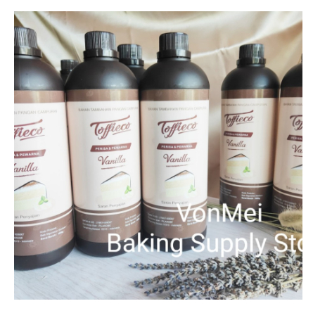 

TOFFIECO Vanilla Paste Perisa Pasta Vanila 1000 g 1 Kg Liter