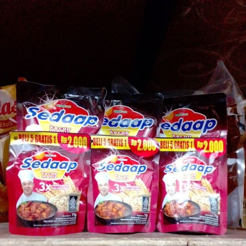 

KECAP SEDAAP ALL VARIAN MERAH 700G 292GR 77GR